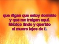 Karaoke Jorge Negrete - México lindo y querido