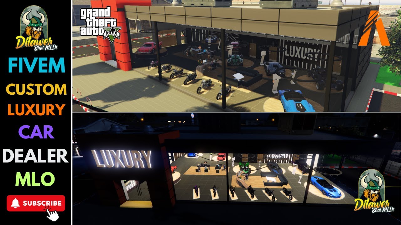 fivem custom Luxury car dealer Mlo gta 5 car dealer shop Paleto_Luxury ...