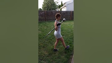 Rachel Linsmeier Spinning Drum Major Mace