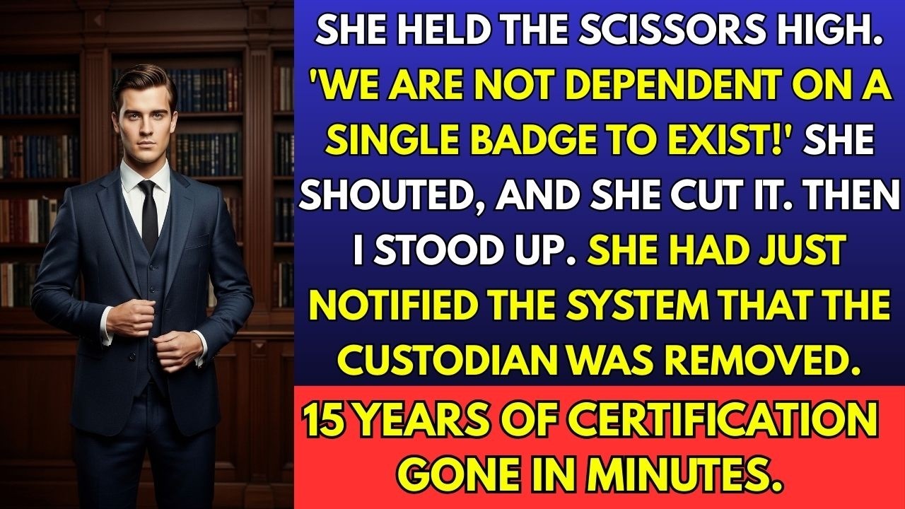 The CEO's Daughter Cut My Badge—And Our 15-Year Certification Collapsed In Minutes.