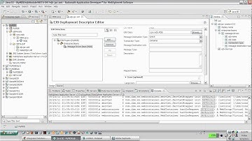 Message Driven Bean(MDB) in RAD listening to WAS JMS Queue