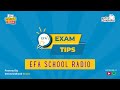 Efa school radio  exam tips  mr sumit singh  business studies  sagar  efaschoolmedia