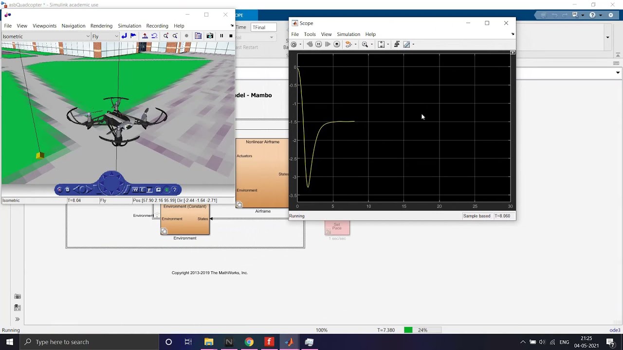 PID TUNING OF DRONE USING MATLAB - YouTube