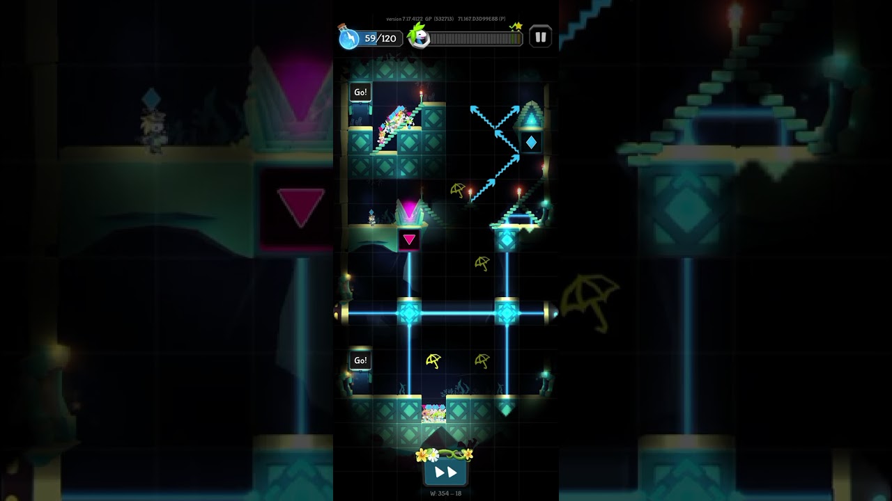 Lemmings W 354 - 18. Walkthrough.