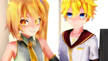 【MMD】- Dont Judge Challenge - Len Kagamine & Akita Neru