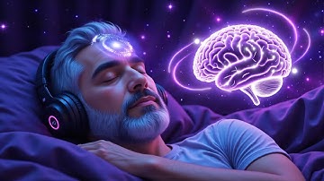 Brain Massage While You Sleep, [528Hz] Melatonin Release, Stop Overthinking, Worry & Stress