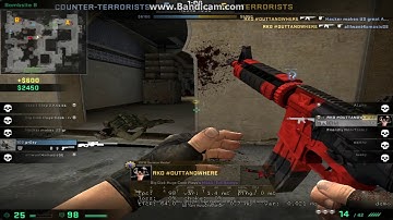 CS:GO 25 HP 1v4 Clutch on Eco Round