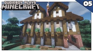 The Farmers Guild! With Villager Trading Hall! - dudieboy Plays Minecraft Survival 1.16.4