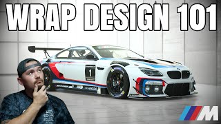 Real Life Wrap Design! BMW M6 GT3