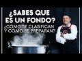 Fondos de cocción. Clase de cocina profesional. Todo lo que se debe saber sobre los fondos.