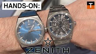 Hands-on: Zenith Defy Classic Blue and Skeleton
