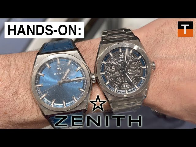 Hands-on: Zenith Defy Classic Blue and Skeleton - YouTube