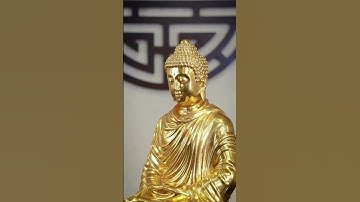 tượng Phật Thích Ca đồng đỏ dát vàng cao 60cm | Đồ Đồng Thiên Phúc