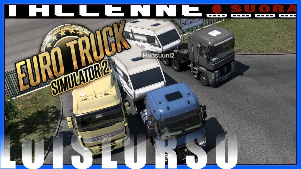 Euro Truck Simulator 2 (TALLENNE 🔴) - Kolme kuskia kiitämässä