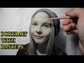 How I draw a photo realistic portrait with pastels.