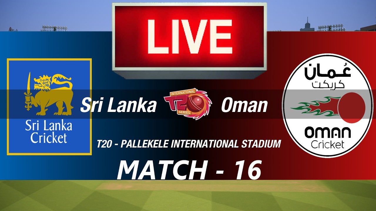 🛑LIVE- SRI LANKA vs OMAN🛑T20 WORLD CUP 2026🛑SL vs OMAN🛑CRICKET 26 GAMEPLAY🛑LIVE MATCH STREAMING🏏