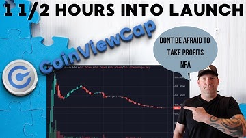 CoinViewCap (CVC) 1 1/2 Hours Into Launch!! Dont Be Afraid To Take Profits!! #coinviewcap #cvc