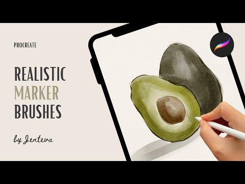 Realistic Procreate Marker Brushes, a Brush Add-On by Jenteva Art (Thumbnail 13 of 13)