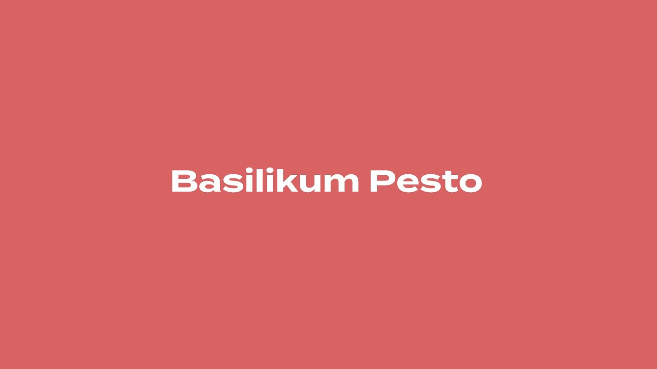 James - Basilikum Pesto