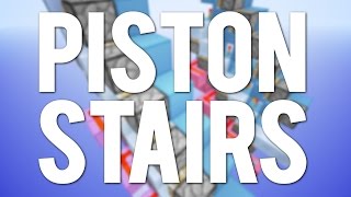 Minecraft: Automatic Piston Stairs [Tutorial]