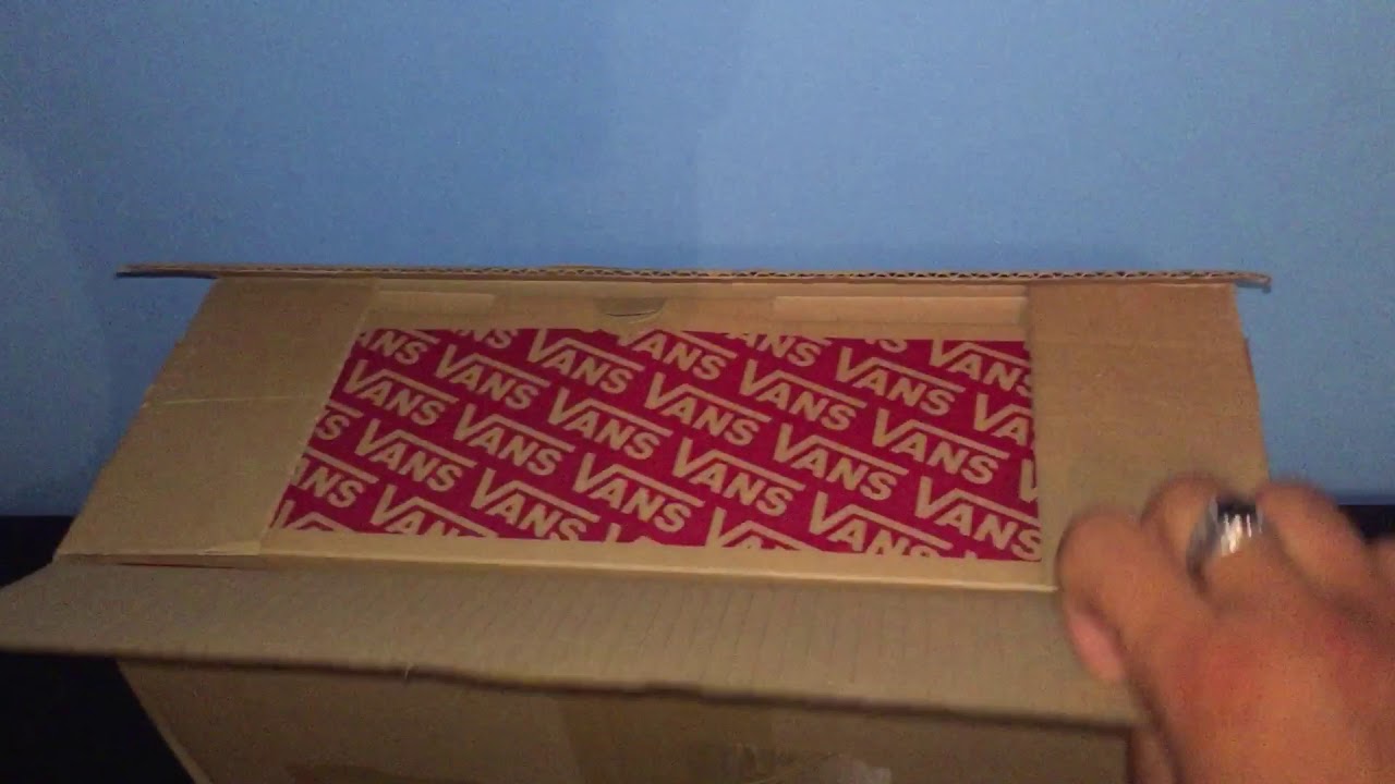 red vans in box