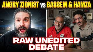 Raw Unedited Debate: Angry Zionist vs Bassem Youssef &amp; Hamza on OmeTV