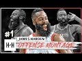 James Harden MVP Montage, Full Offense Highlights 2017-2018 (Part 1) - King of Stepback!