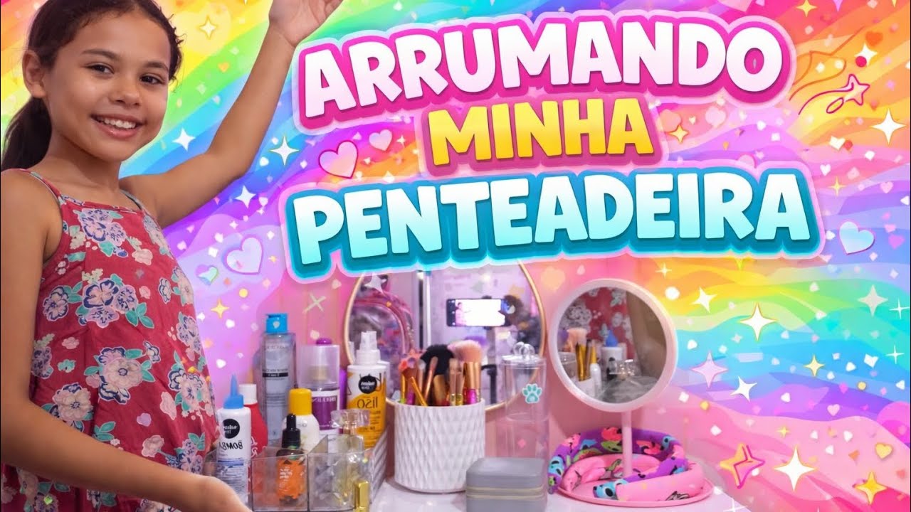 Arrumando minha tão sonhada penteadeira 😍
