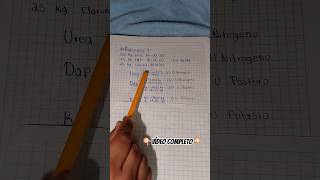 🌽Calculo de formula de seguidores🌽 #abono #agronomia #agricultura