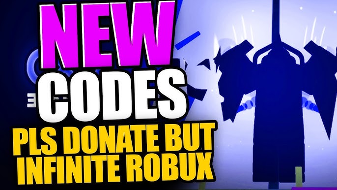 CODES?] 🔥 DONATING 100K ROBUX ON PLS DONATE BUT INFINITE ROBUX