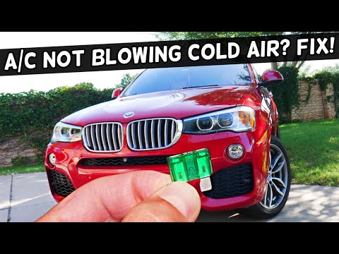 Why AC Air Conditioner Does Not Blow Cold Cool Air BMW X3 X4 2010 2011 2012 2013 2014 2015 2016 2017
