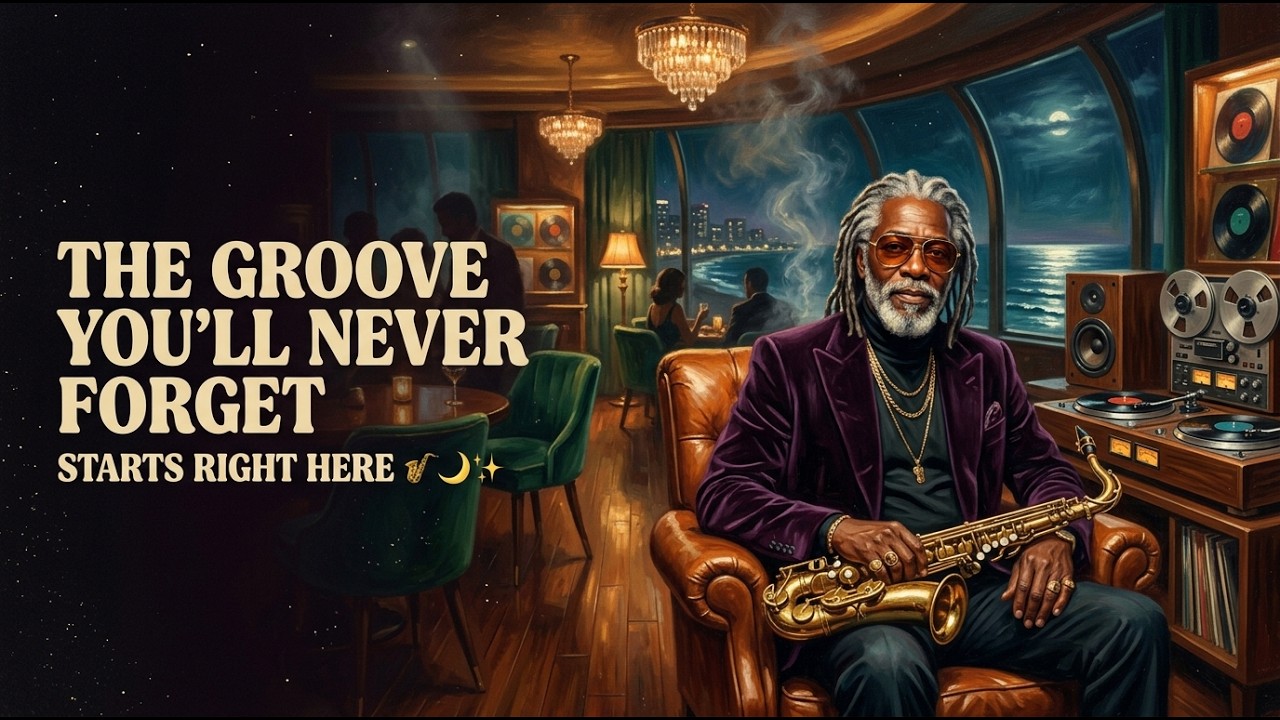 Midnight Golden Vinyl Café | 1 Hour of Deep Soul Funk & Smooth