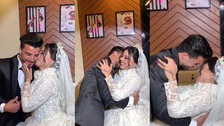 العريس مصدق يوم فرح يجي وشوفو اللي عمله لما شاف العروسه