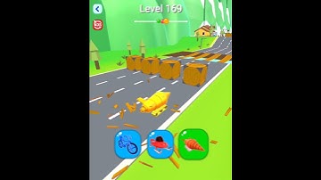 Shape-shifting Funny Race All Levels Gameplay Walkthrough Master Level #169 BeamNG.drive #Shorts