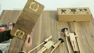 wooden fencing puppets balloon AKARGOL ; How to use?