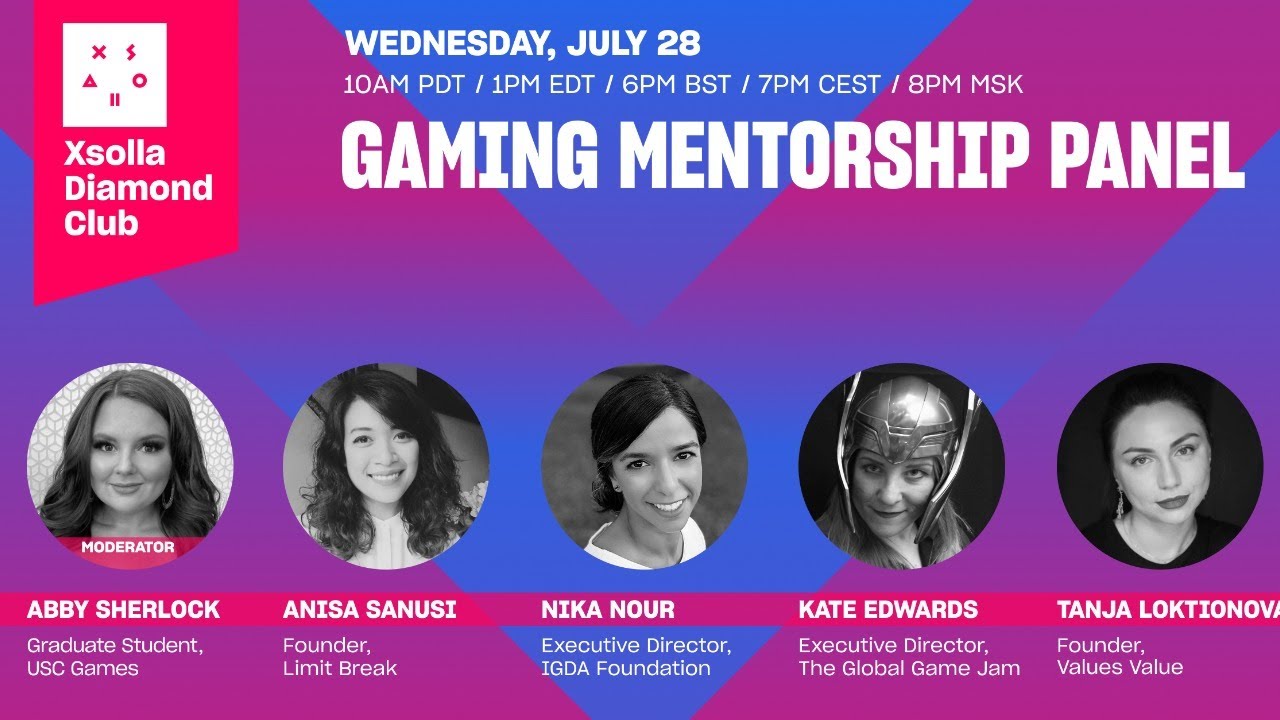 Xsolla Diamond Club Presents: Gaming Mentorship
