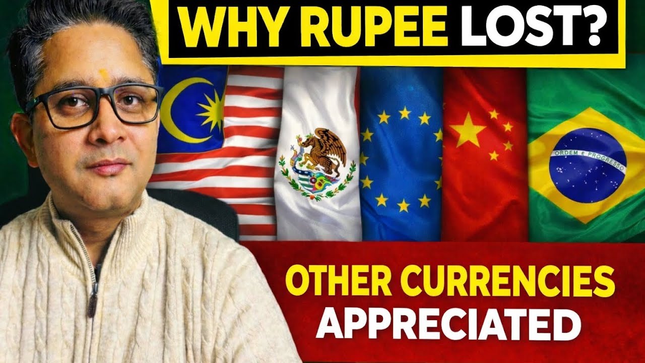 WHY EURO up , RINGGIT up , Mexican PAISO up , but only Rupee down ?