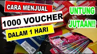 CARA MENJUAL 1000 VOUCHER DALAM 1 HARI || peluang usaha screenshot 1