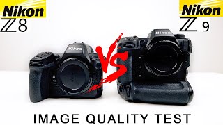 Nikon Z8 Vs Nikon Z9  The Best 45 MP CAMERA Image Quality Test