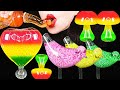 ASMR DRINK SOUNDS *HONEY JELLY, RAINBOW FROG EGGS BIRD GLASS, EATING SOUNDS, 신기한 물 먹방, 새소리 병 Abbey