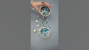 Satisfying Reverse Video Marbles ans Pearls #satisfying #dominogirl