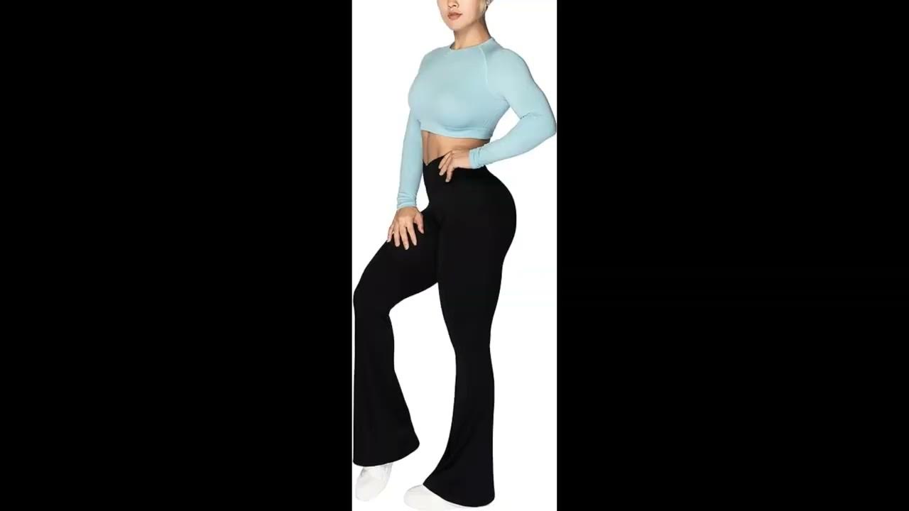 Heathyoga Wide Leg Pants For Women Sweatpants With Pockets High Waist Yoga Pants Comfy Loose Lounge Pants Flare Pants