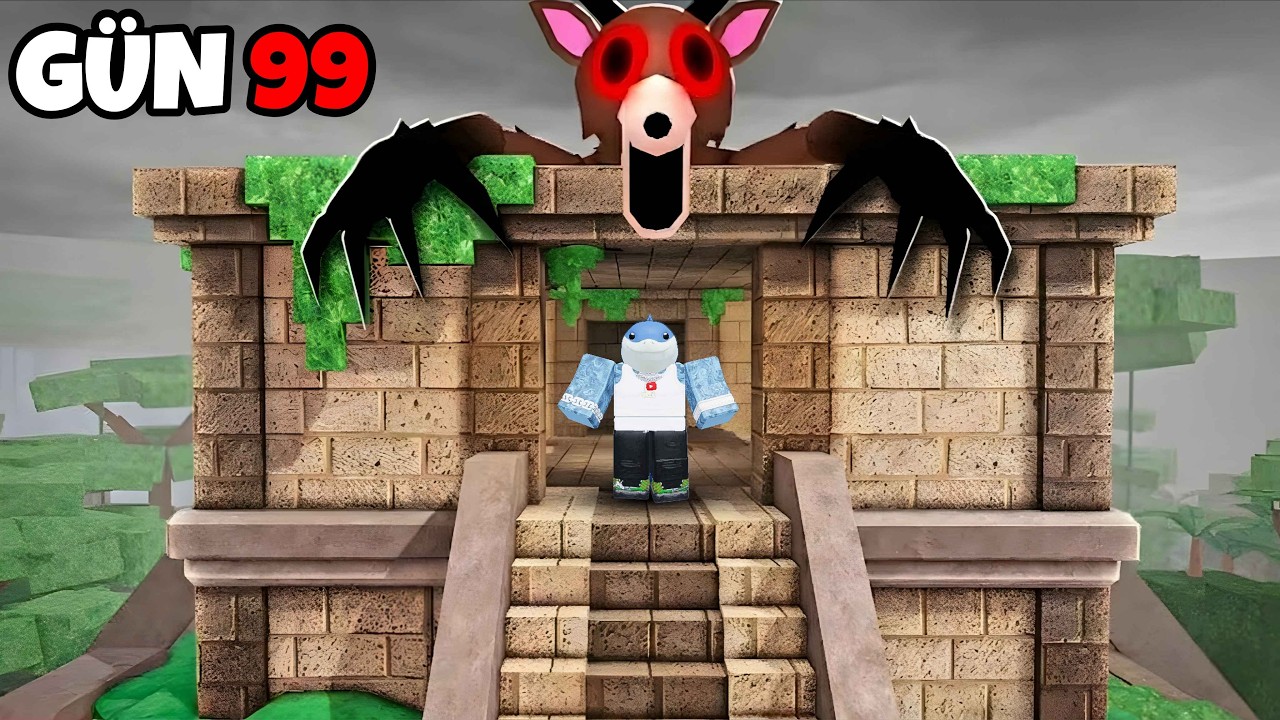 ORMAN TAPINAĞINDA 99 GECE HAYATTA KALDIM! 🌲😱 - Roblox Ormanda 99 Gece 🌙🔥