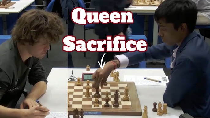 Queen Sacrifice #chess #magnuscarlsen