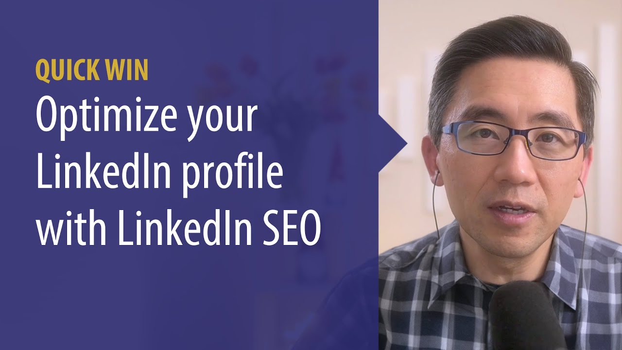 Optimize your LinkedIn profile with #linkedin SEO - YouTube