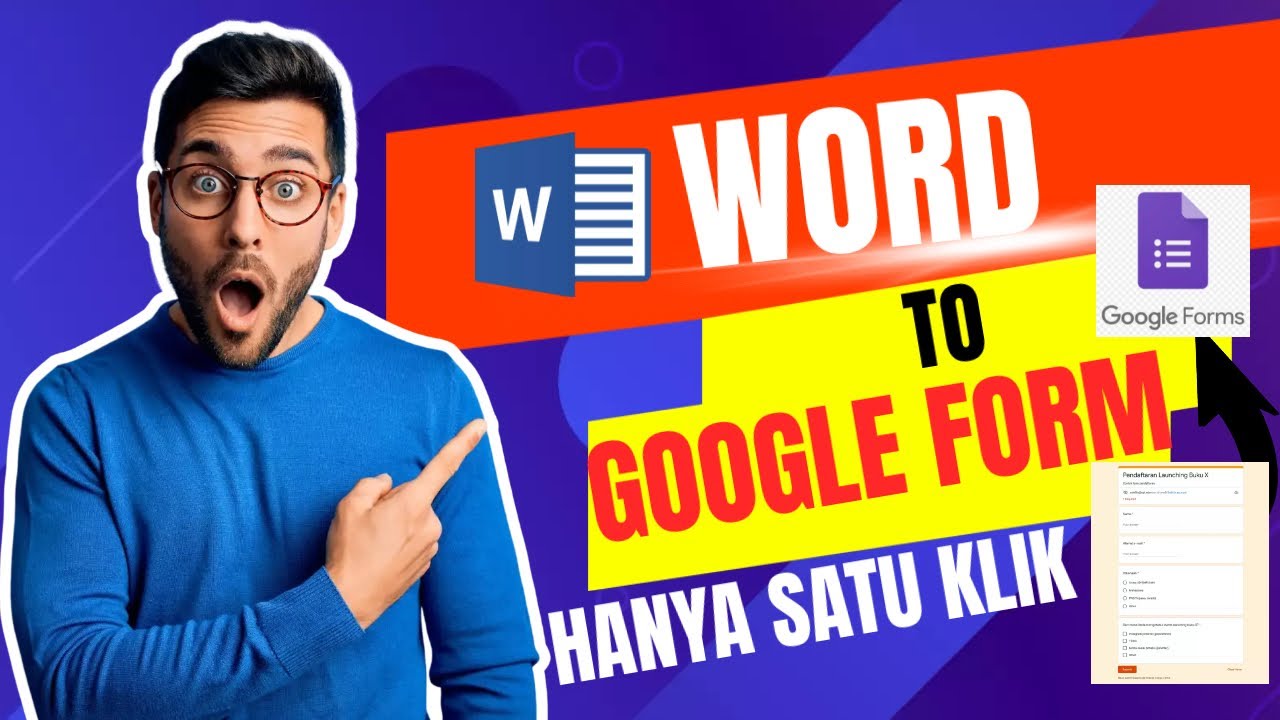 Cara Mengubah Word Ke Google Form Hanya Satu Klik YouTube Cara mengubah word ke google form hanya satu klik youtube
