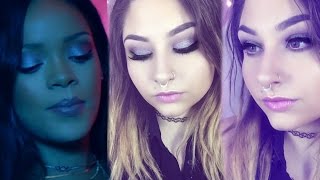 Rihanna Official Work Music Video Makeup Tutorial | BeautyByJosieK screenshot 4