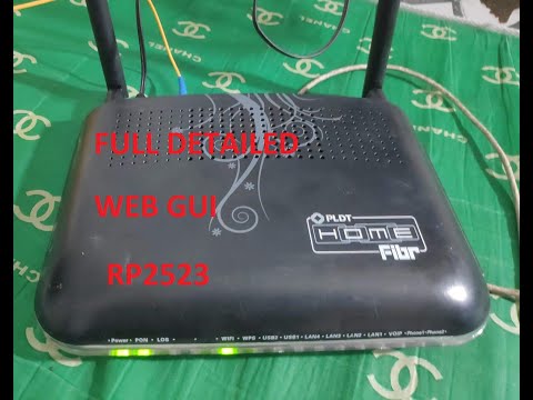 Full Access RP2523 AN5506-04-F PLDT Home Fibr Web Graphical User Interface