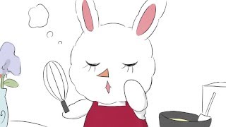 うさぎちゃんのケーキづくり - YouTube