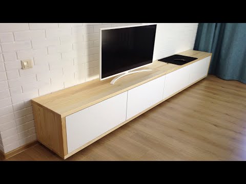 ✅ DIY Modern TV stand | Console